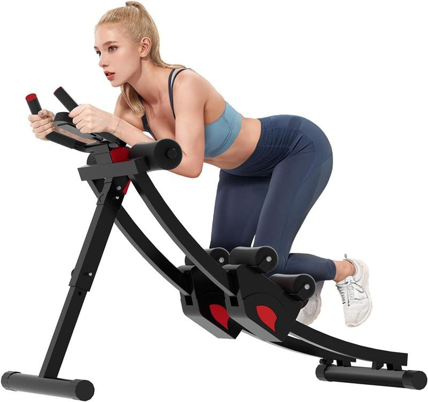 Abdominal Trainer - Home Gym Strength Training Equipment for Effective Core Workouts, Foldable Design for Men and Women