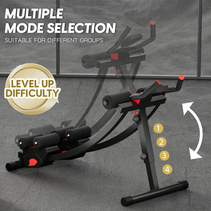 Abdominal Trainer - Home Gym Strength Training Equipment for Effective Core Workouts, Foldable Design for Men and Women