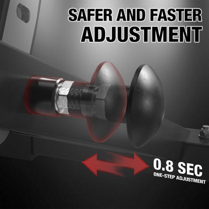 MIKOLO Adjustable Weight Bench, Workout Bench Press Set, Removable Leg Support for Flat Incline Decline Sit up Bench, Vertical Storage Space-Saving Multi-Functional Home Gym Equipmentmikolo